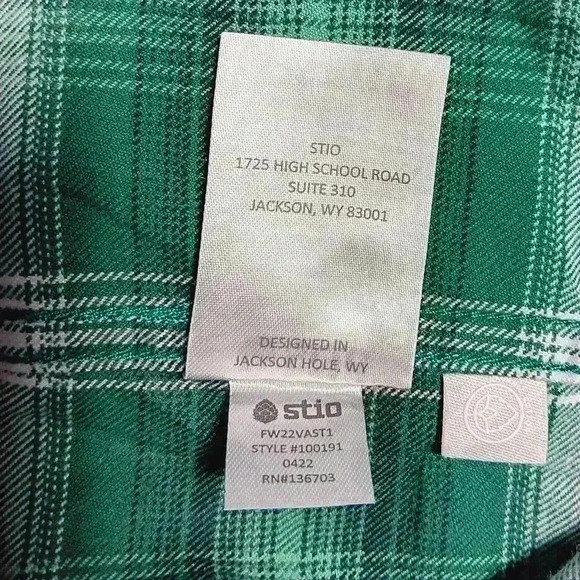 COPY - Stio Bevel Flannel button up Ladies Size M - Picture 7 of 9